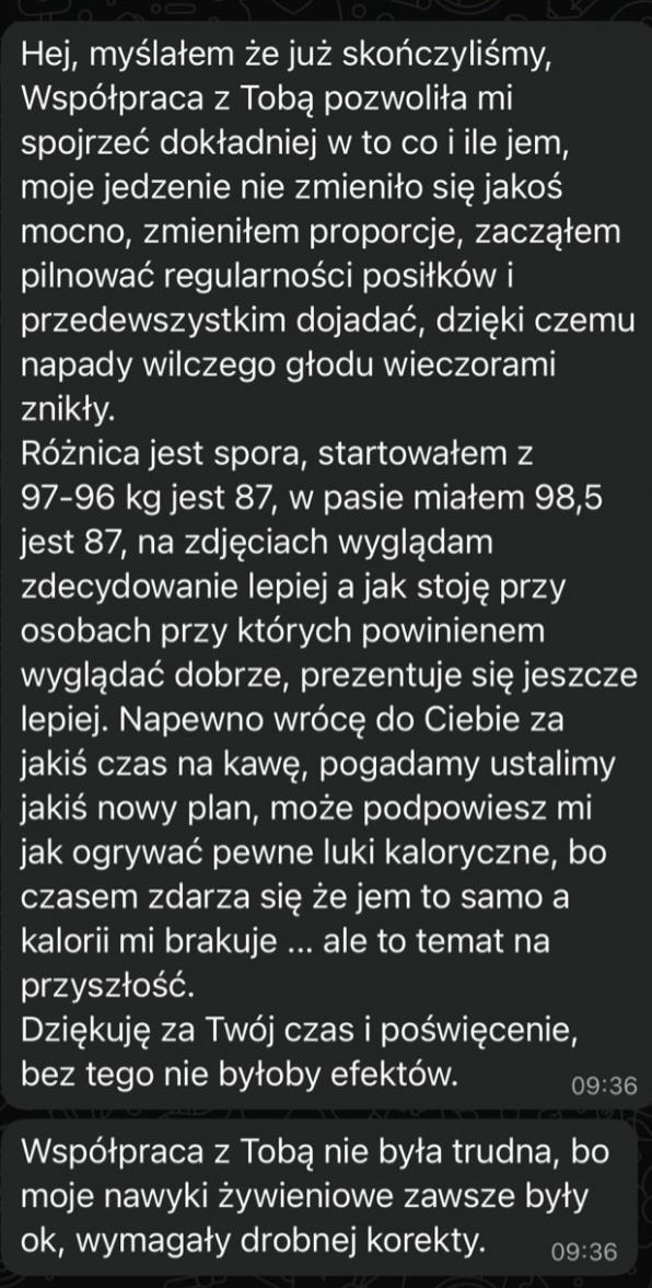 Opinia klienta 1